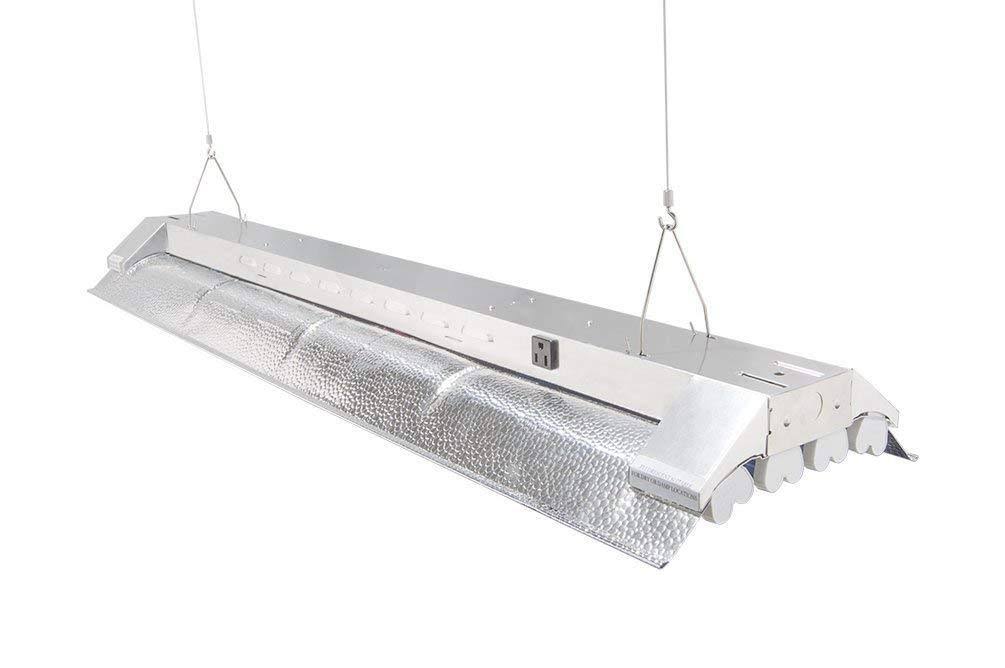 Durolux T5 HO Grow Light - 4 ft 8 Lamps - DL848S Fluorescent Hydroponic Indoor Fixture