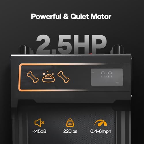Dog Treadmill for Small and Medium Dogs, Pet Running Machine, Dog Indoor Pacer Treadmill with Remote Control, Dog Pacer Training Pad with LCD Display Screen and Remote