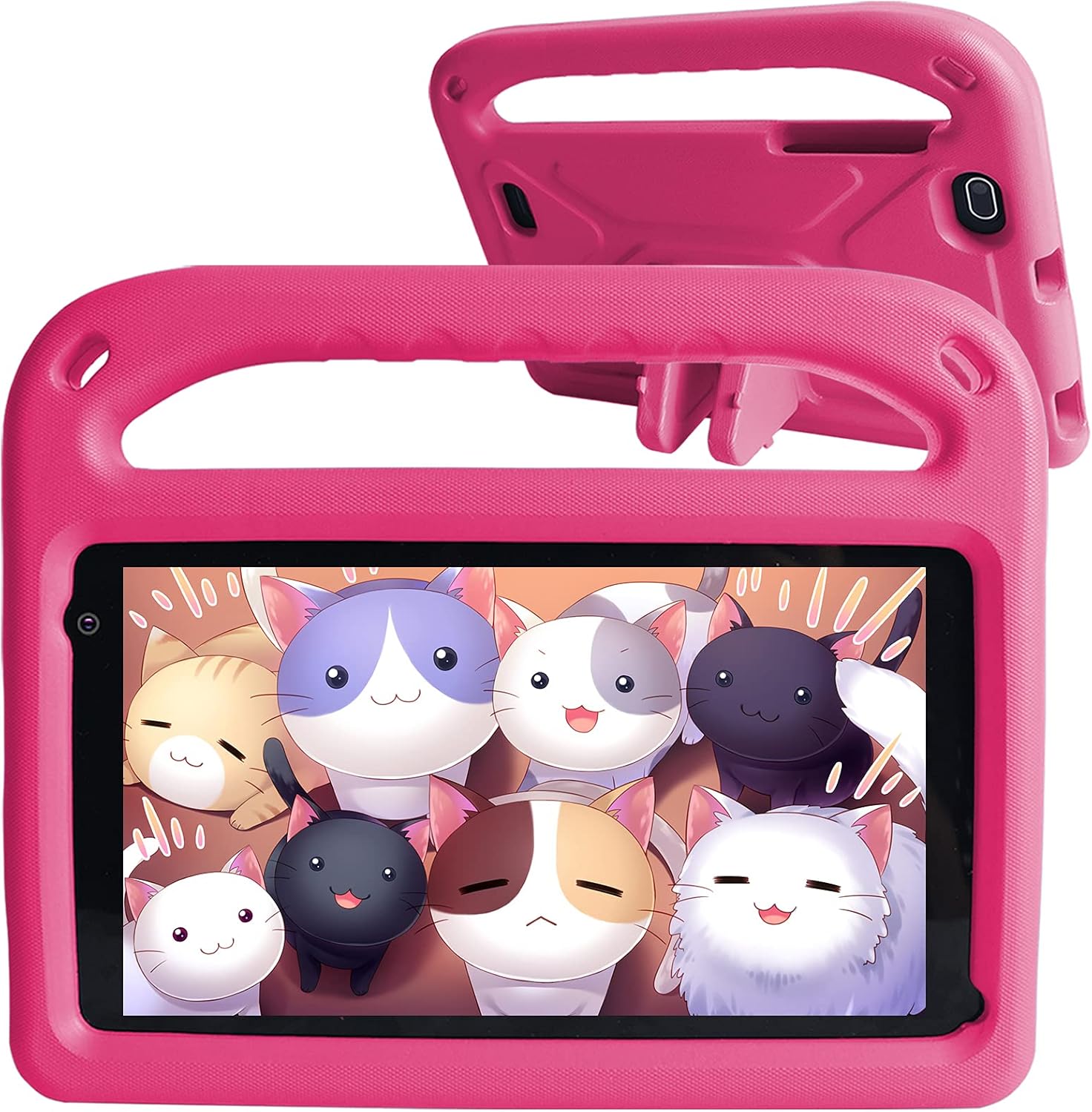 Tablet for Kids GOODTEL G7 7in 32GB ROM 128GB Extended Memory, Android 11 Go Kids Tablet Quad-Core, Google Play Pre Installed, Parental Control Mode, IPS HD Display, Kid Shock-Proof Case (Blue)