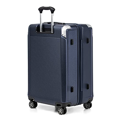 Travelpro Platinum Elite Hardside Expandable Carry on Luggage, 8 Wheel Spinner, TSA Lock, Hard Shell Polycarbonate Suitcase, Metallic Sand, Compact Carry on 20-Inch