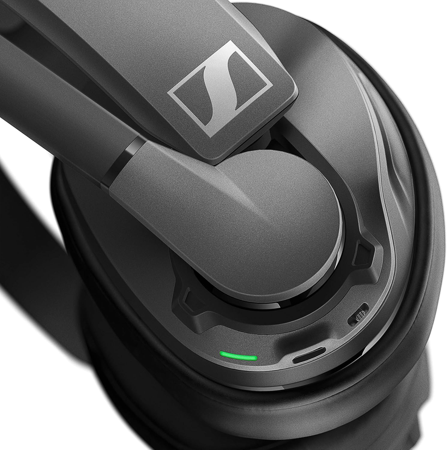 Sennheiser GSP 370 Over-Ear Wireless Gaming Headset, Low-Latency Bluetooth,Noise-Cancelling Mic, Flip-to-Mute, Audio Presets - PC, Mac, Windows, and PS4 Compatible - Black
