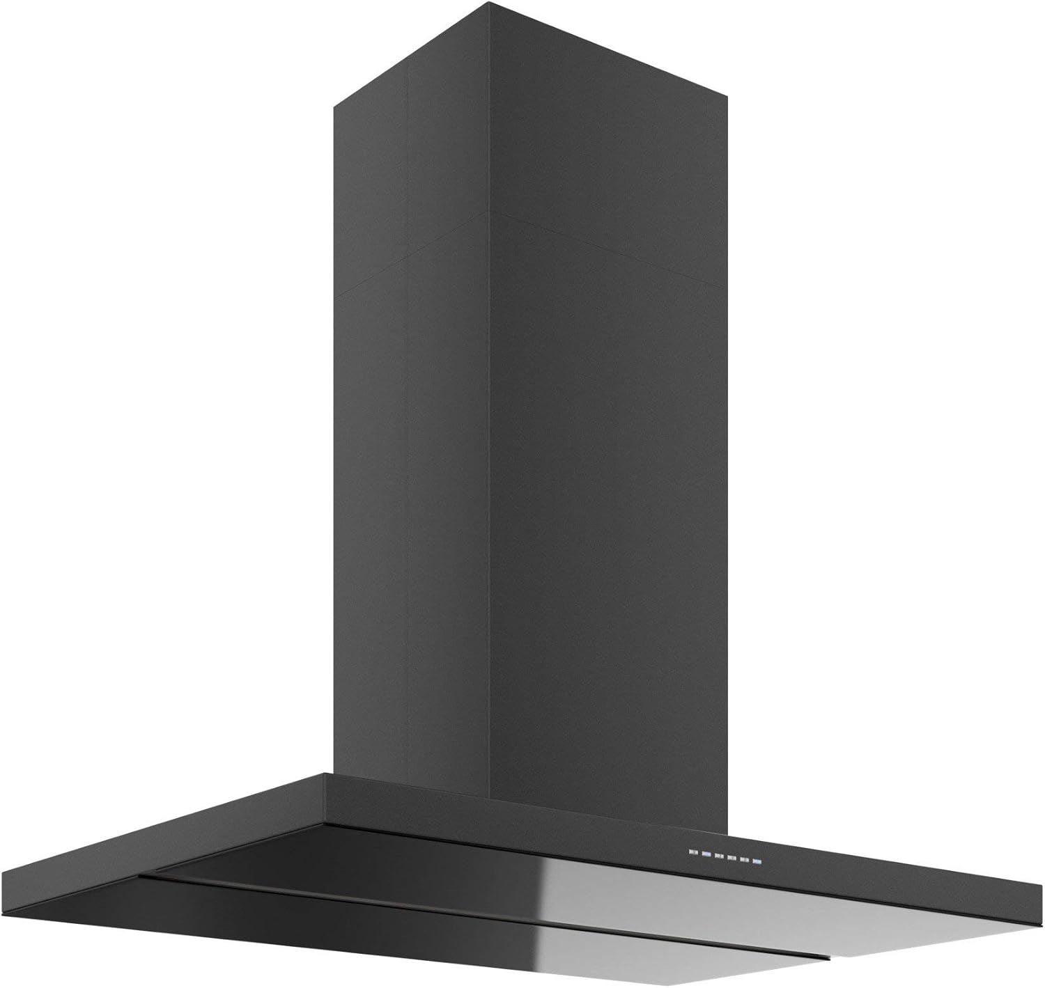Futuro Futuro Range Hood 36" 940-CFM | Viale Black | Island-Mount Stainless Steel Vent Hood | Modern Italian Exhaust Hood | LED, Ultra-Quiet with Blower
