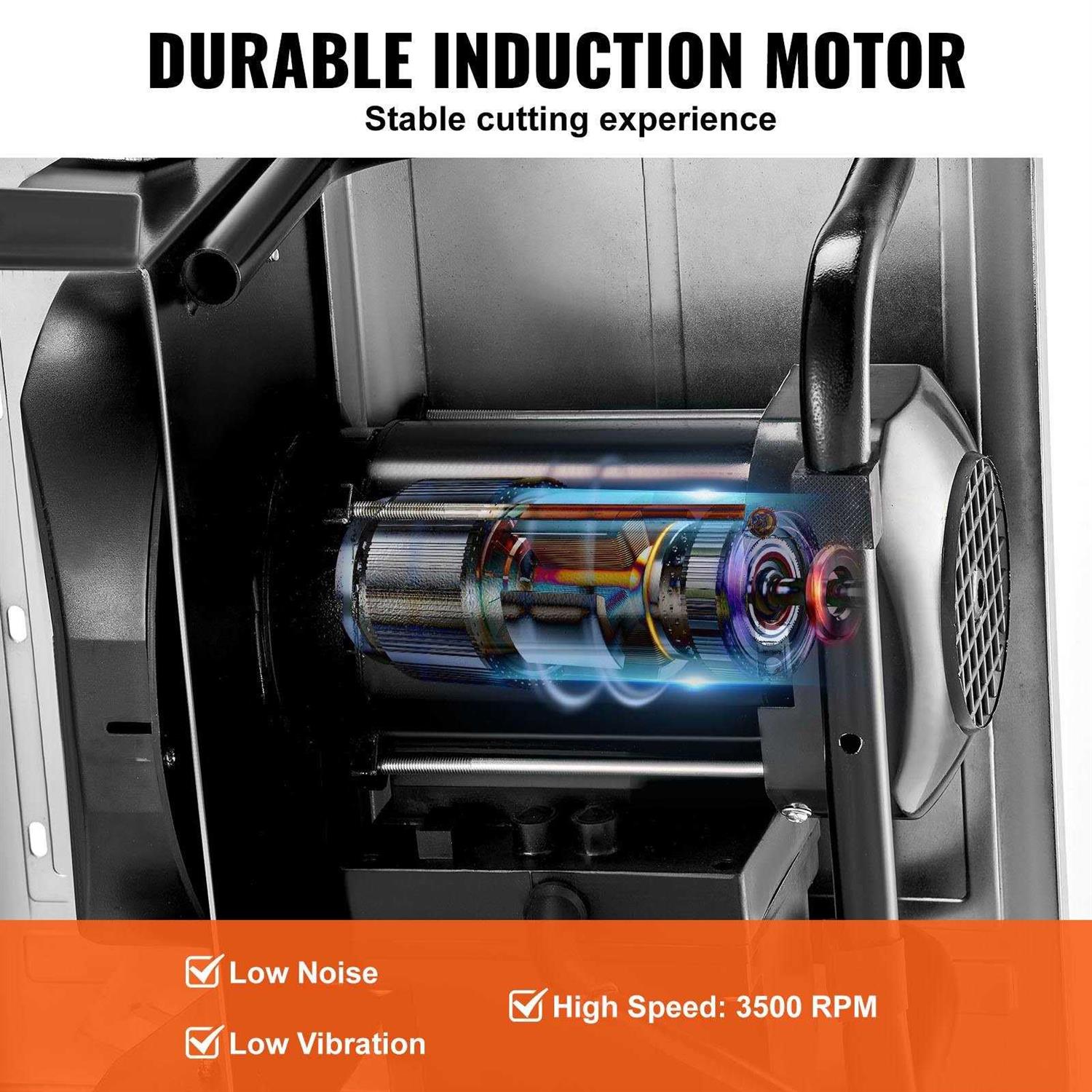 VEVOR Wet Tile Saw 7-inch 65Mn Steel Blade 3500 RPM Induction Motor - Shop Hardware Tools Online Store