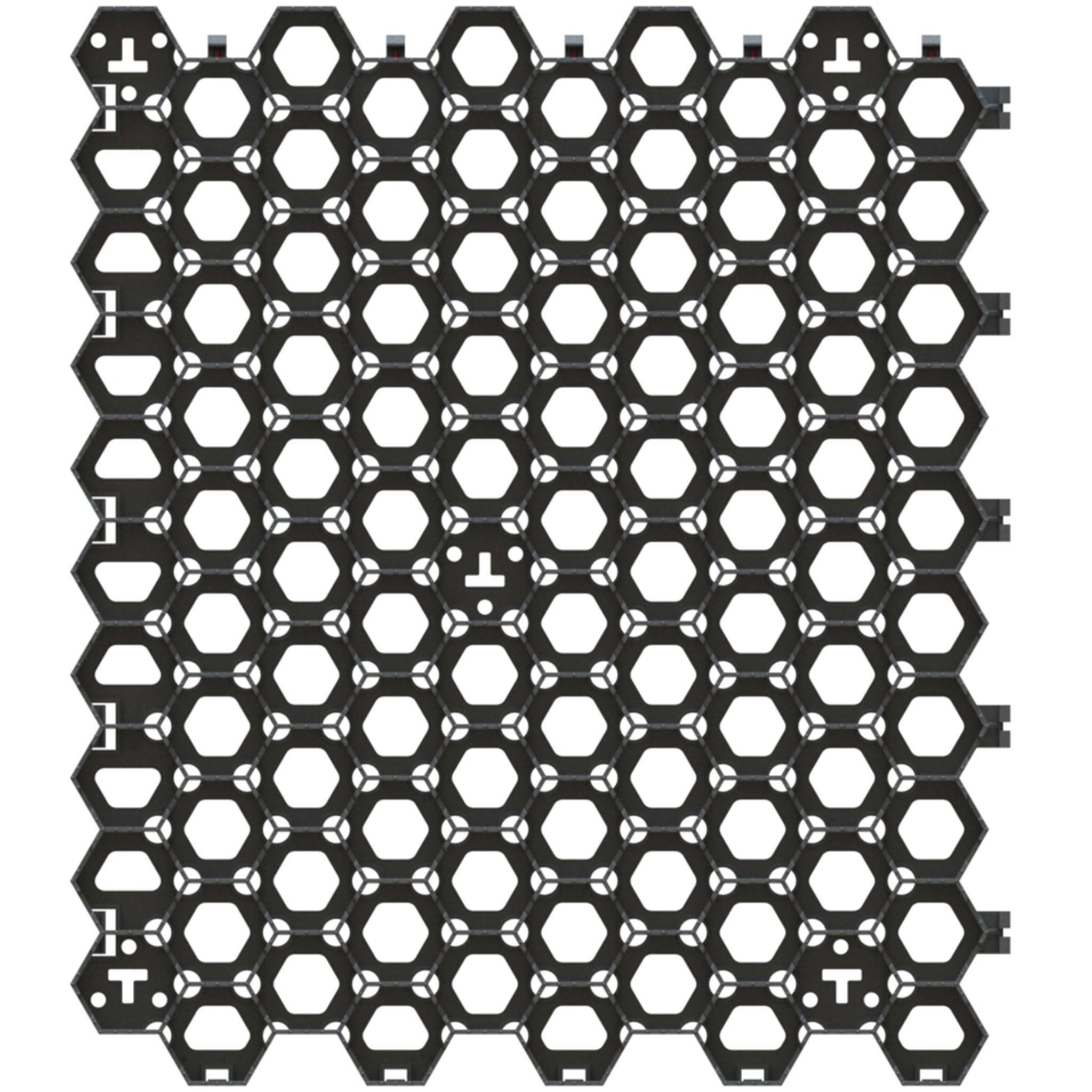 Standartpark - HEXpave Grid - 1x22 Depth Permeable Paver System - 27,000 lbs Load Class - DIY Patio, Walkway, Shed Base, Light V