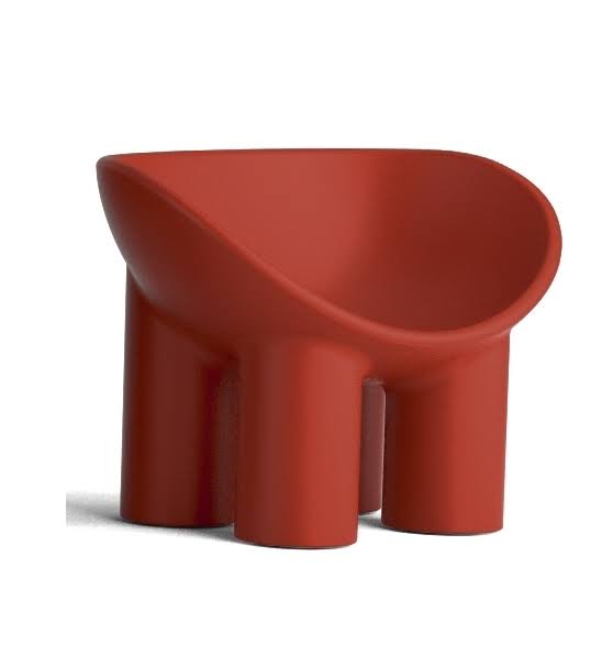 Roly Poly Armchair Driade Red Brick