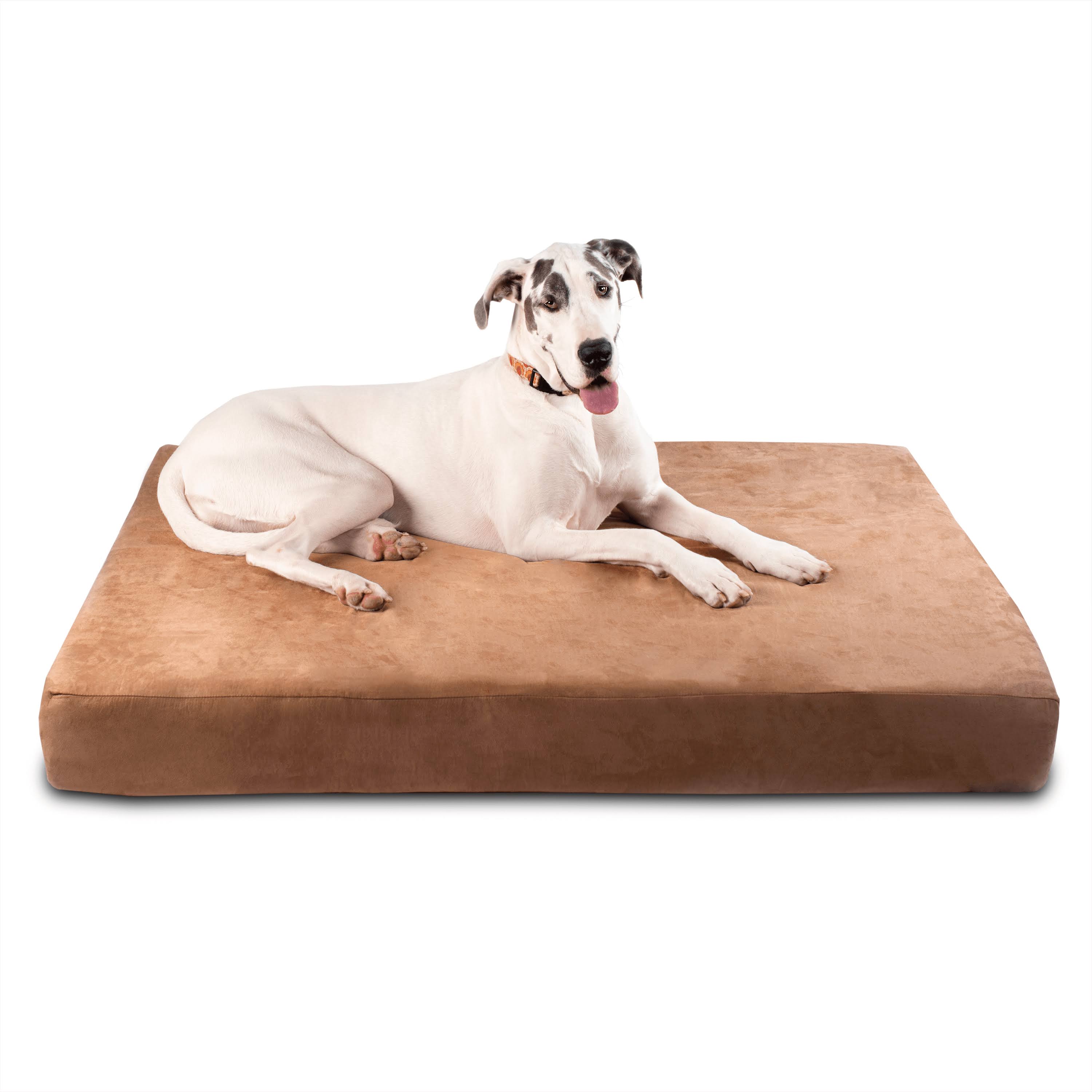 Big Barker 7x22 Orthopedic Dog Bed - Sleek Edition - Khaki - 48x22 x 30x22 x 7x22