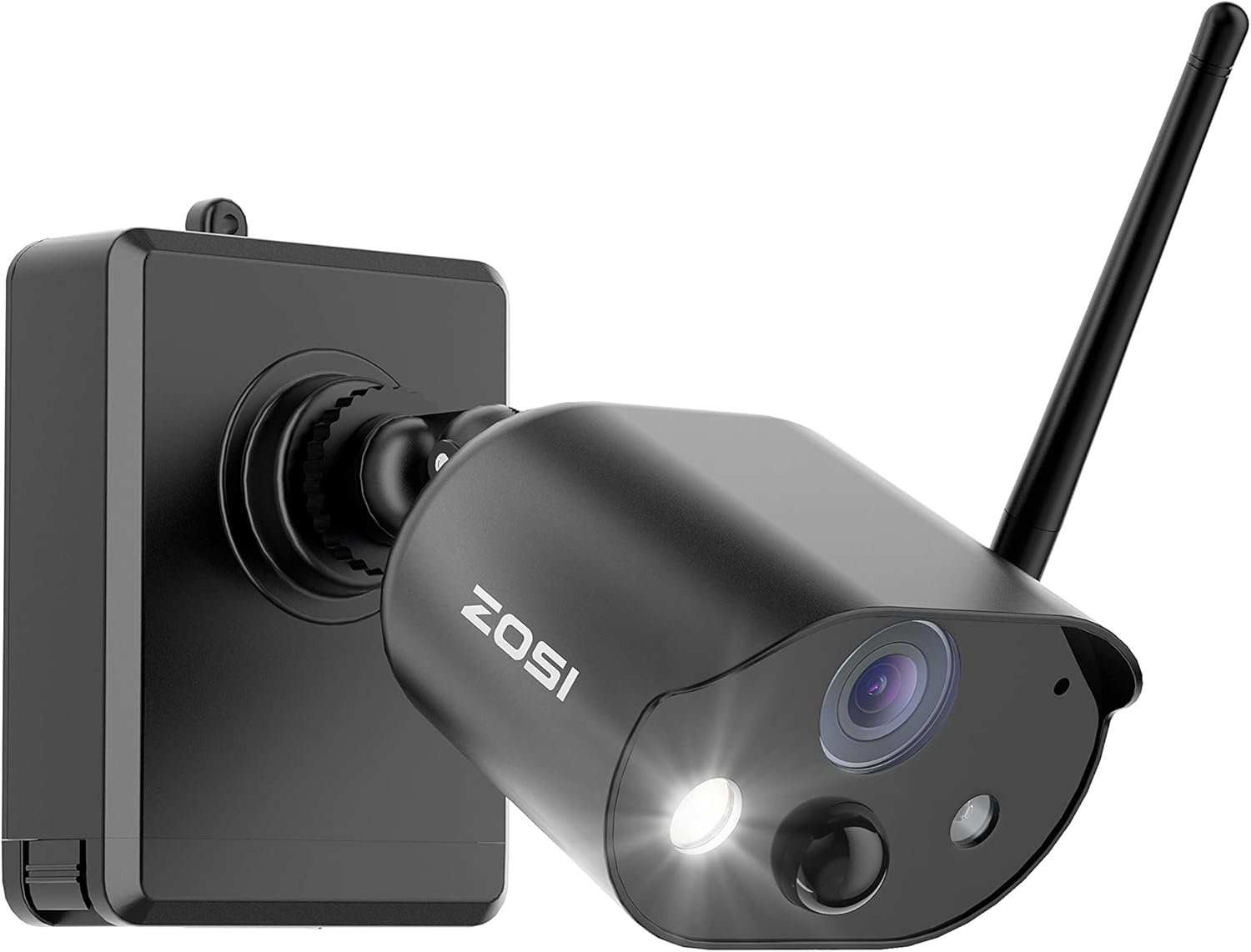 ZOSI H.265+ Full 1080p Home Security Camera System Outdoor Indoor, 5MP-Lite CCTV DVR 8 Channel and 4 x 1080p (2MP) Day Night Vision Weatherproof Surveillance Bullet Camera, Motion Alerts (No HDD)