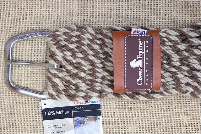 Classic Equine Alpaca Mohair Roper Cinch