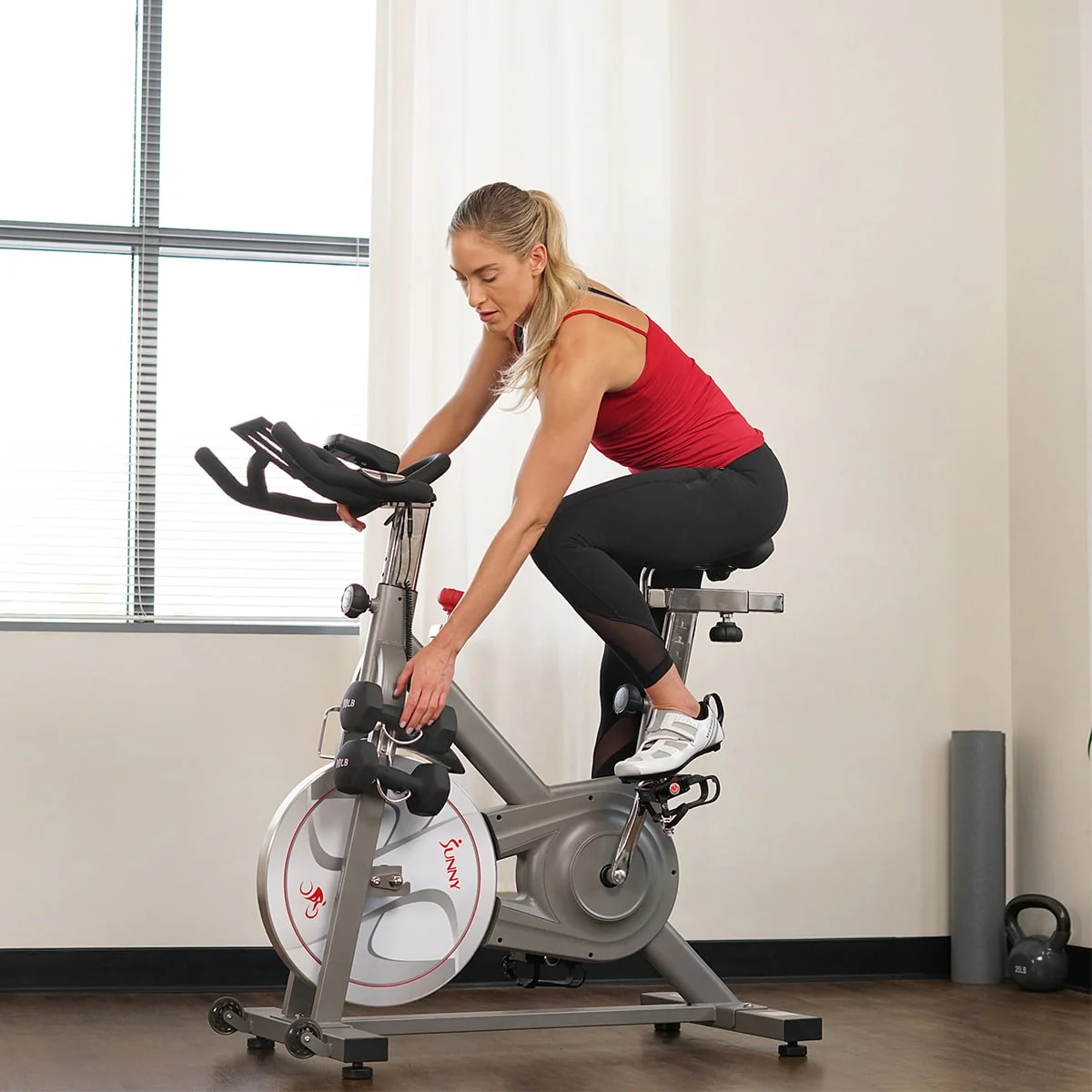 Sunny Health & Fitness Synergy Magnetic Indoor Cycling Bike - SF-B1879