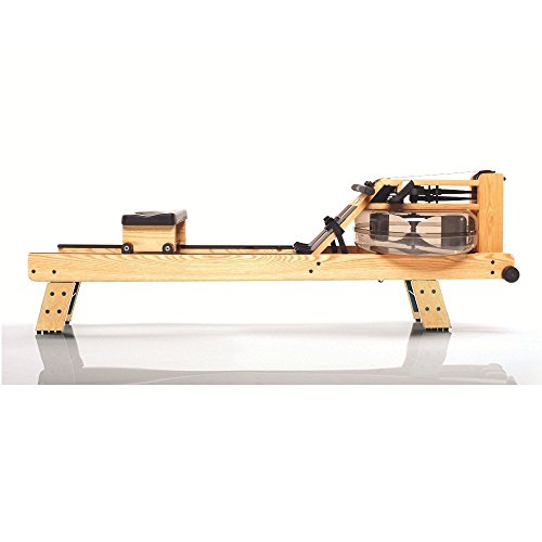 WaterRower Ash Rowing Machine with S4 Monitor | USA Made Water Rower | Original Handcrafted Erg Row Machine for Home Use & Gym