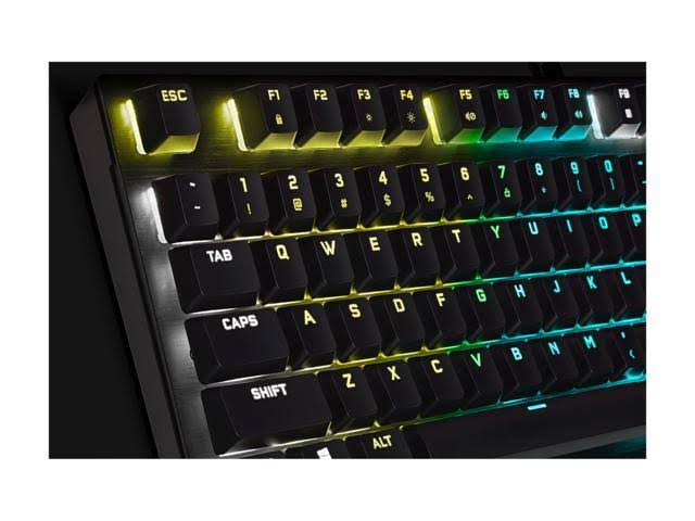 Corsair K60 RGB Pro Low Profile Mechanical Gaming Keyboard - Cherry MX Low Profile Speed Mechanical Keyswitches