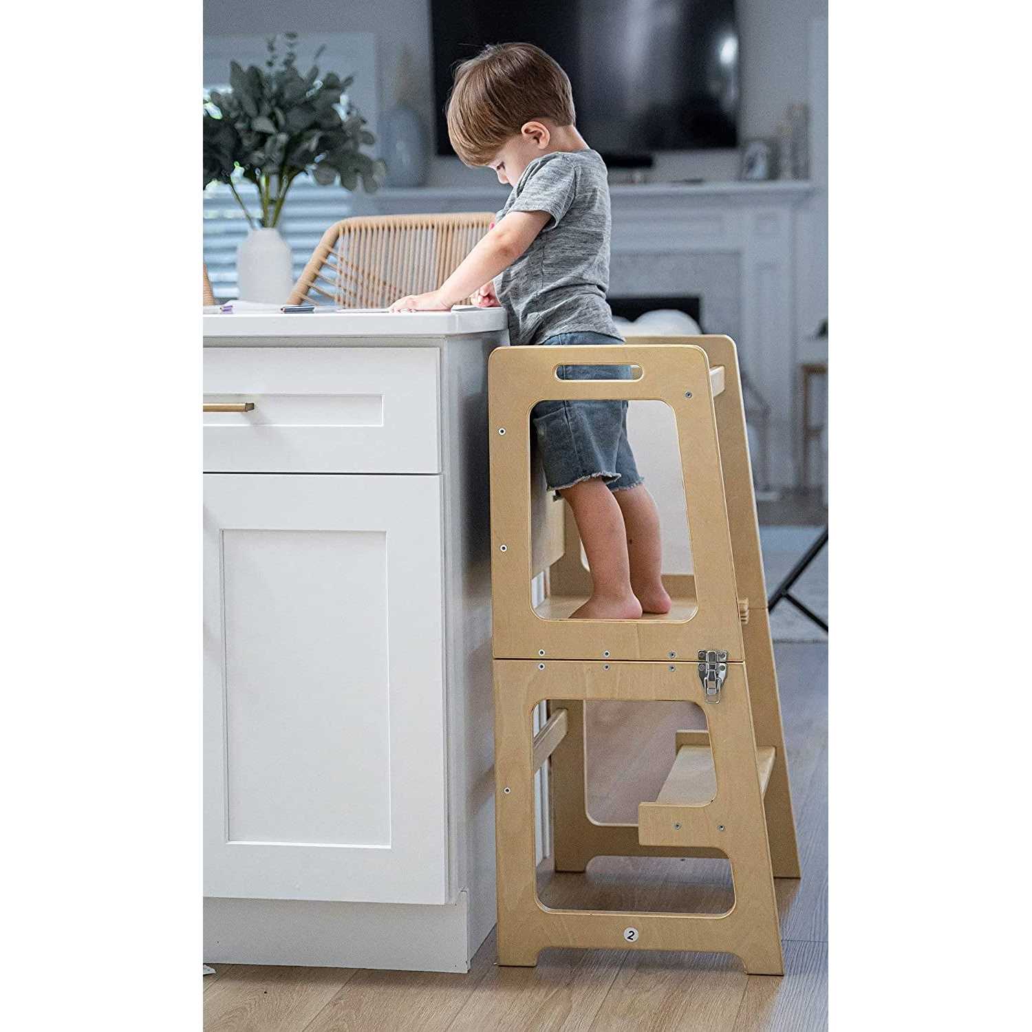 Avenlur 4 in 1 Kitchen Tower, Desk, Step Stool and Chalkboard - Shop Hardware Tools Online Store