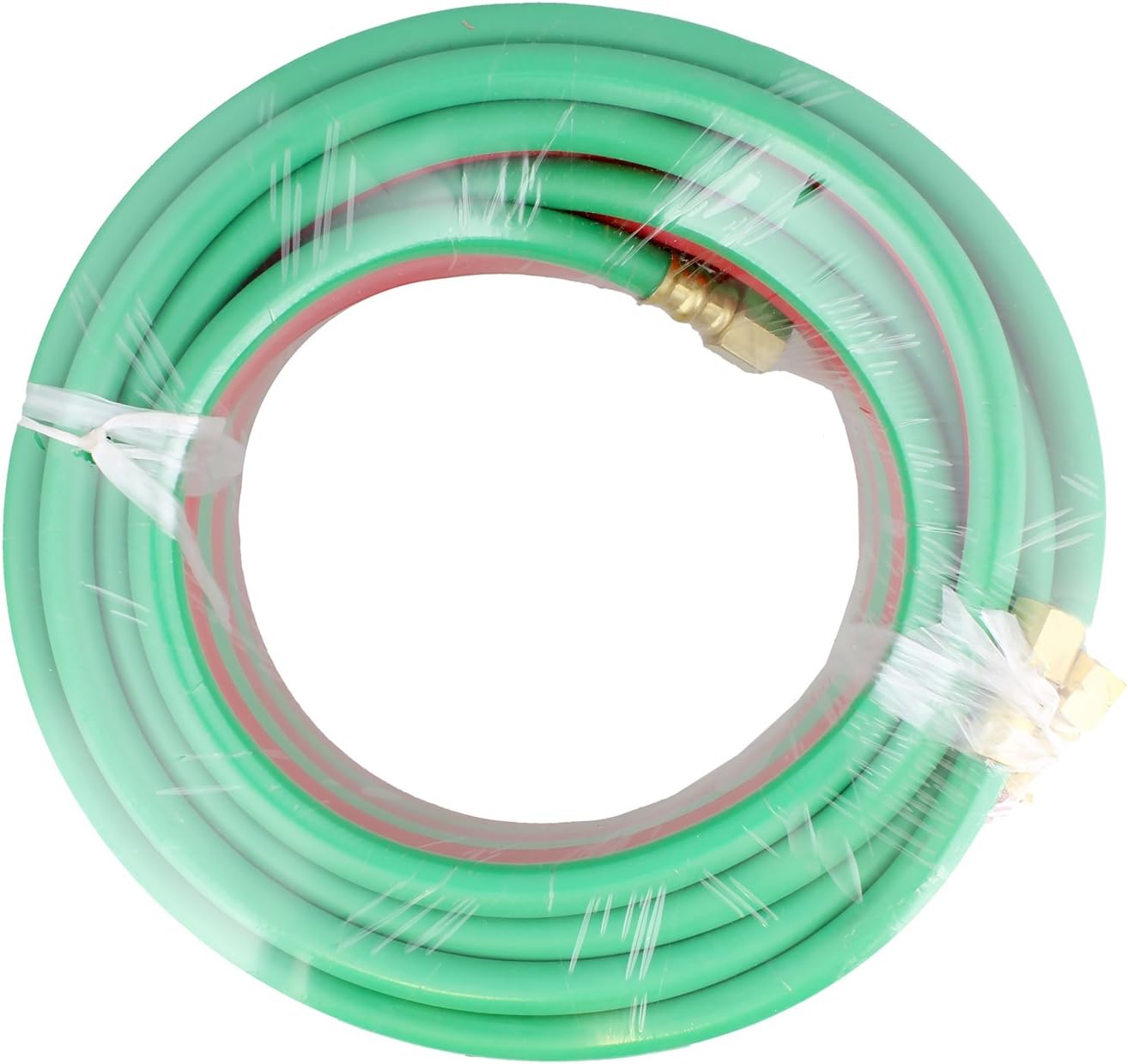 ABN Oxygen Acetylene Hose 1/4 Inch B Fittings Twin Welding Hose Oxy Acetylene Torch Hose Cutting Torch Hoses, 25 Foot