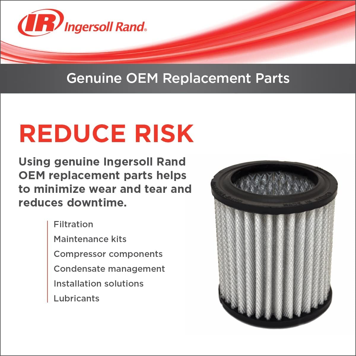 Ingersoll-Rand FA150IG In-Line Filter Replacement Filter Element, 24242018