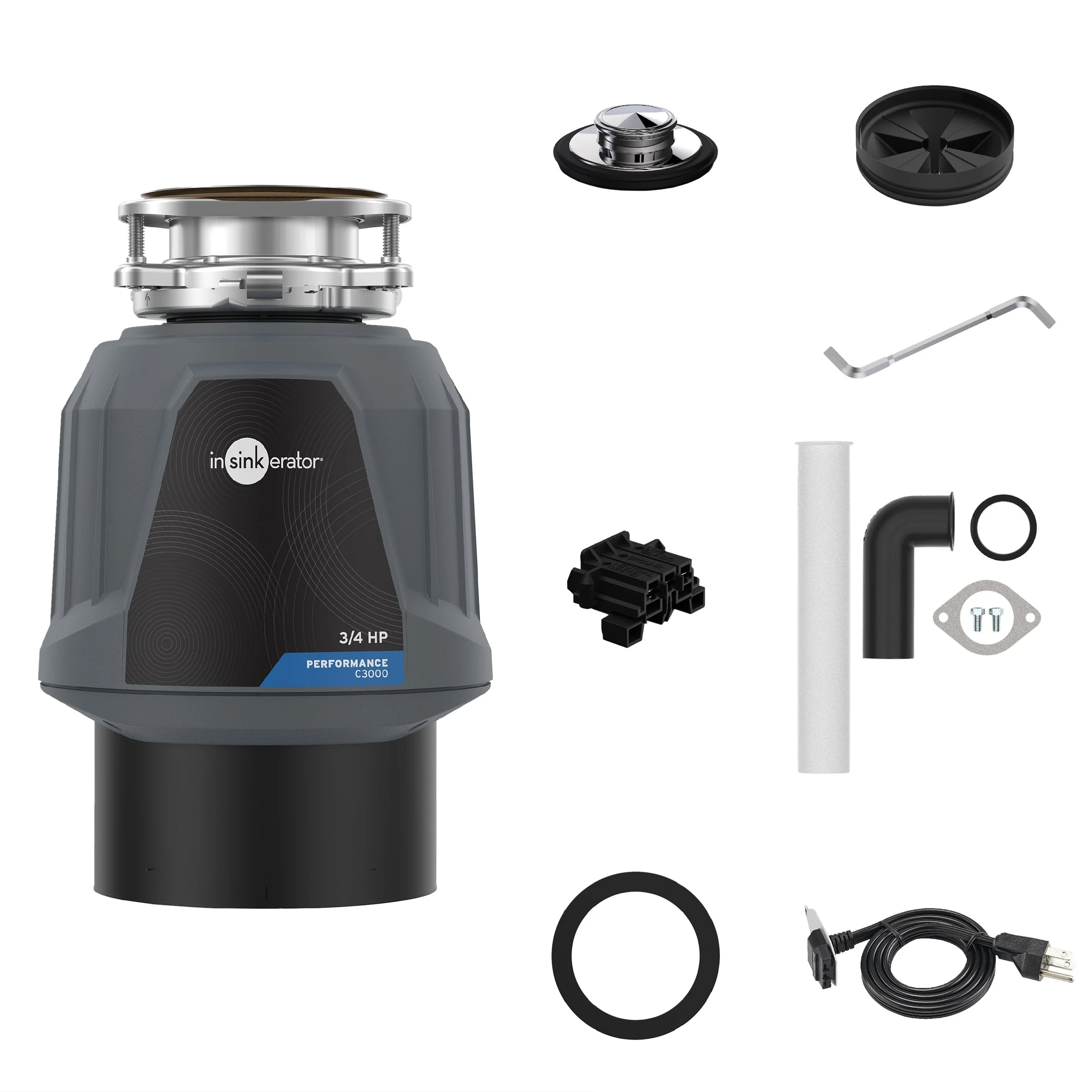 Insinkerator C3000 Performance 0.75HP Waste Disposal Unit