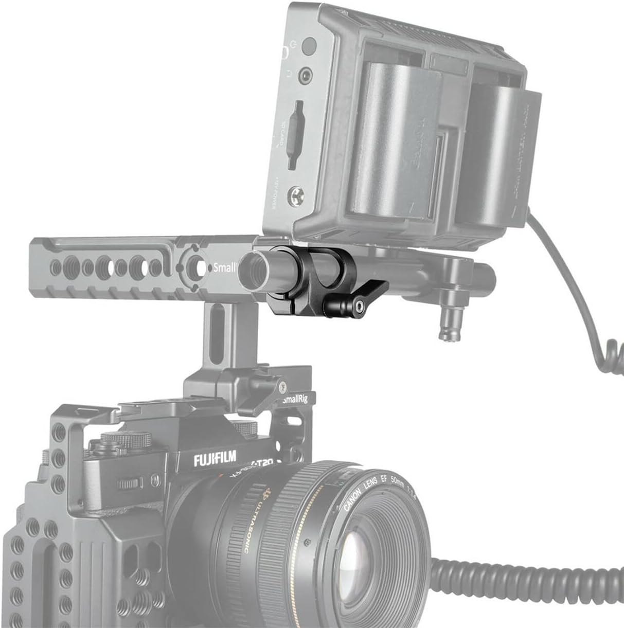 SmallRig 15mm Rod Clamp Single Camera Rod Mount for 15mm Rods Support System, EVF Mount, LCD Light, Microphone Mounts -1995