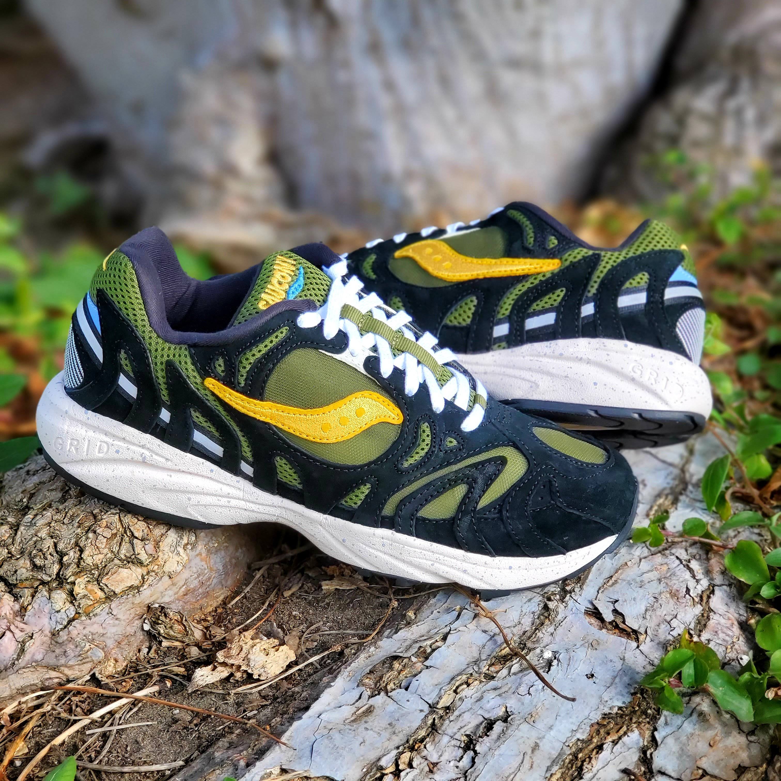 Saucony Grid Azura 2000 8.5 / Black/Yellow