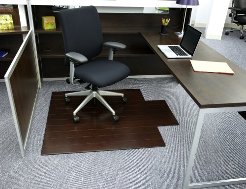 Anji Mountain Deluxe Bamboo Chairmat, 44" x 52", Natural