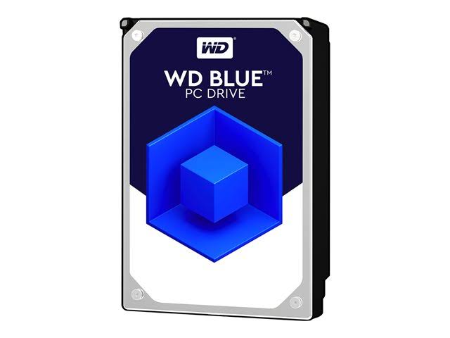 WD Blue 1 TB 3.5-inch SATA 6 Gb/s 5400 RPM PC Hard Drive - 5400RPM - 64 MB Buffer - Blue WD10EZRZ