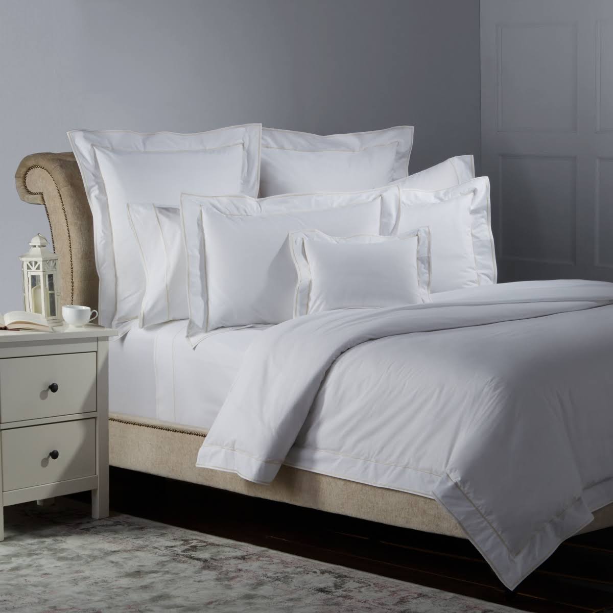 Matouk Ansonia - Full/Queen Duvet Cover | White