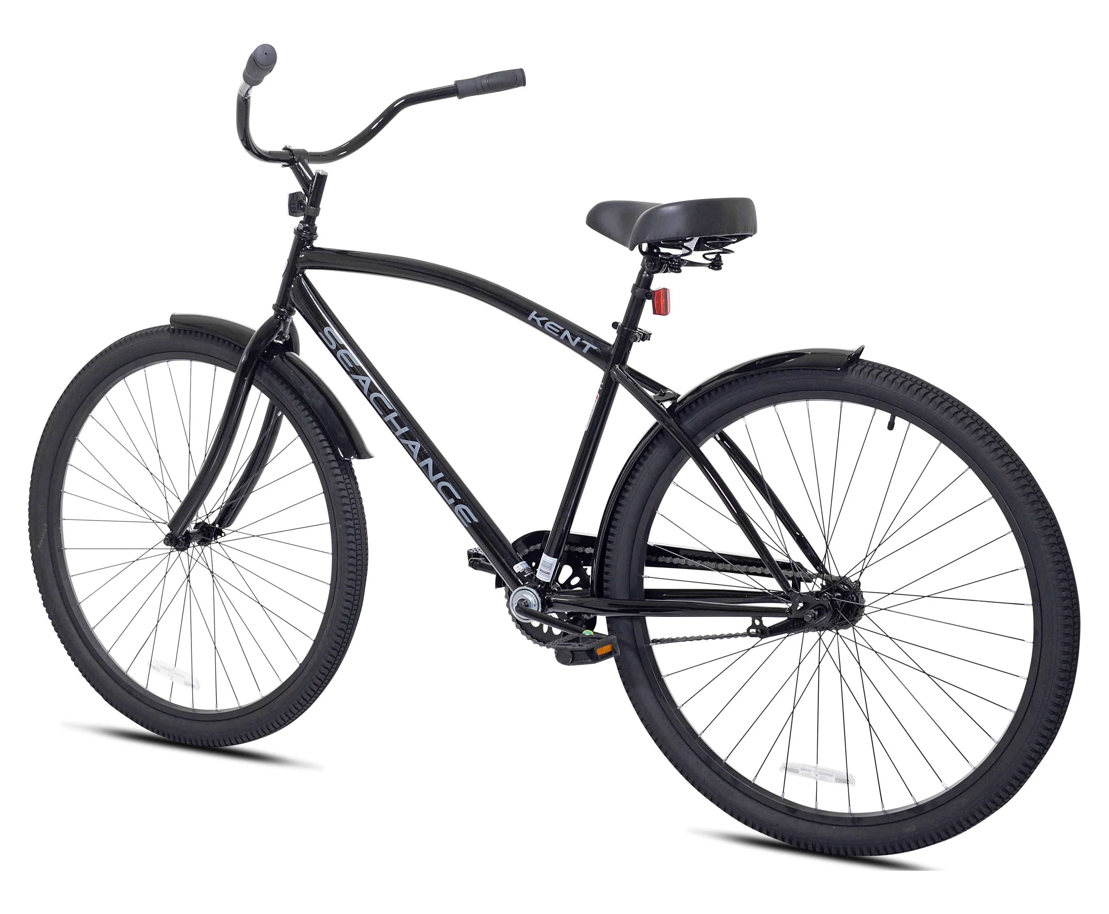Kent Bicycle 29 Men's Seachange Beach Cruiser Bicycle, Black