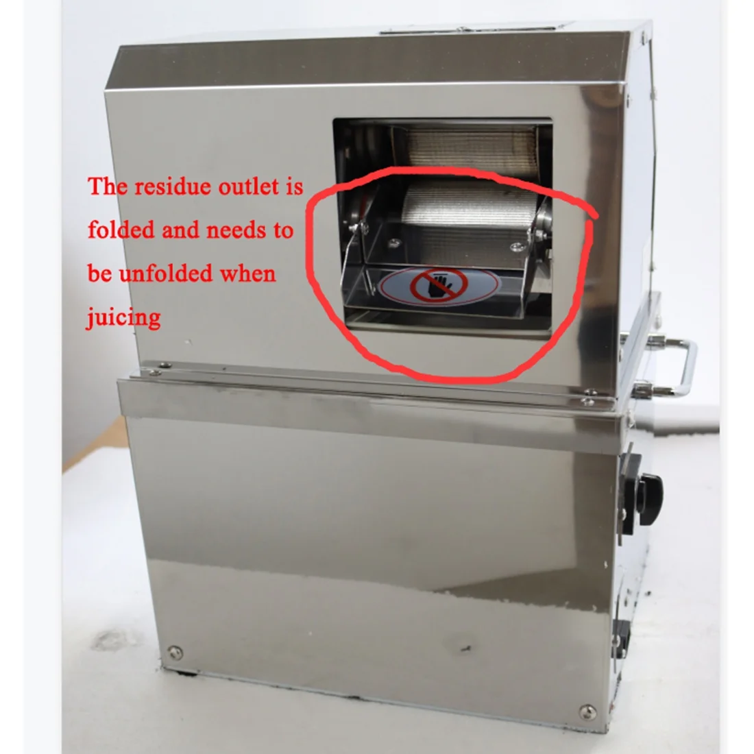 PreAsion Electric Desktop Sugar Cane Juicer Press Machine Extractor