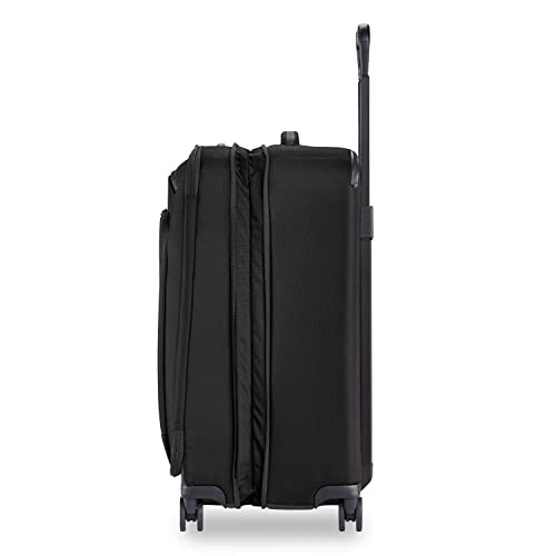 Briggs & Riley Domestic 22" Carry On Expandable Spinner - Luggage for Travel, Suitcases with Wheels, Softside Rolling Bag for Men & Women, Self-Repairing Zipper - ZDX Collection, Hunter