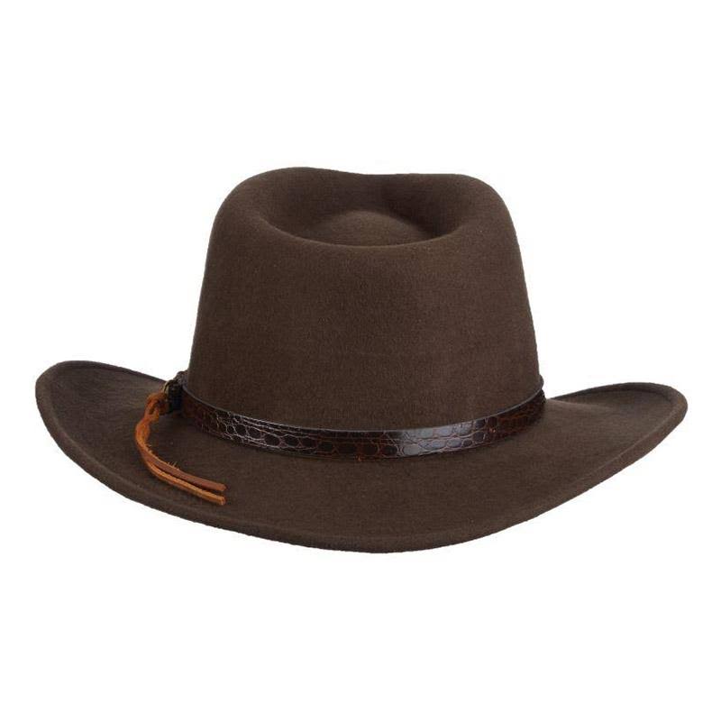 Indiana Jones All Seasons Outback Hat, Brown