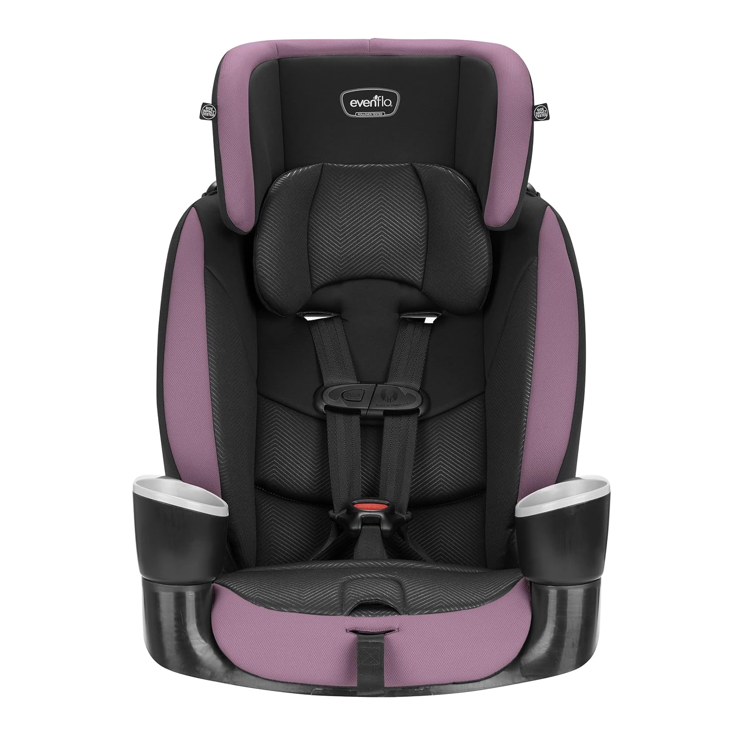 Evenflo EveryFit/All4One 3-in-1 Convertible Car Seat and Maestro Sport Forward Facing Booster Seat Bundle for Kids 2-8 Years Old