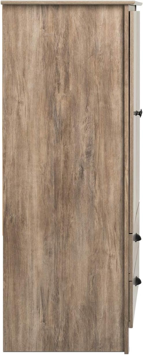 Prepac Salt Spring Armoire, 58.75" H, Drifted Gray
