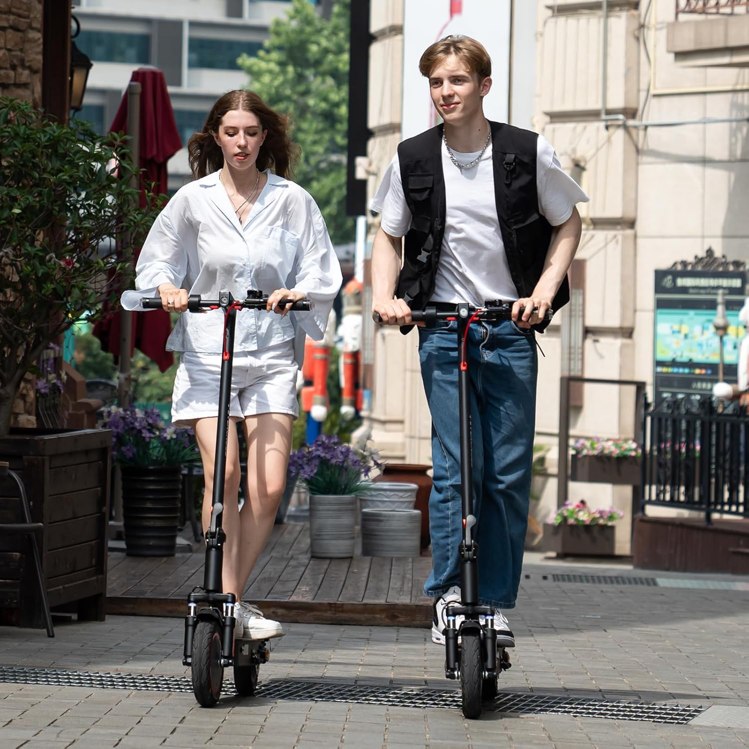 EVERCROSS Electric Scooter - 500W Electric Scooter for Adults with APP Control - Up to 19 MPH & 22 Miles E-Scooter - 10'' Lightweight Folding Electric Scooter - UL2272 Certified