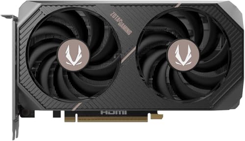 ZOTAC Gaming GeForce RTX 5060 Ti 16GB AMP DLSS 4 16GB GDDR7 128-bit 28 Gbps PCIE 5.0 Gaming Graphics Card, IceStorm 2.0 Cooling, White LED Lighting, ZT-B50620F-10M