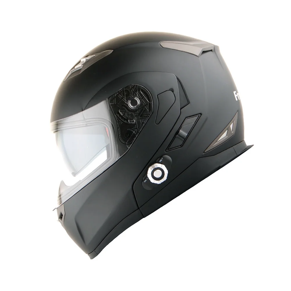 Martian Motorcycle Bluetooth Helmet Full Face Dual Visor Bluetooth Headset: HM-BH2 Matt Black