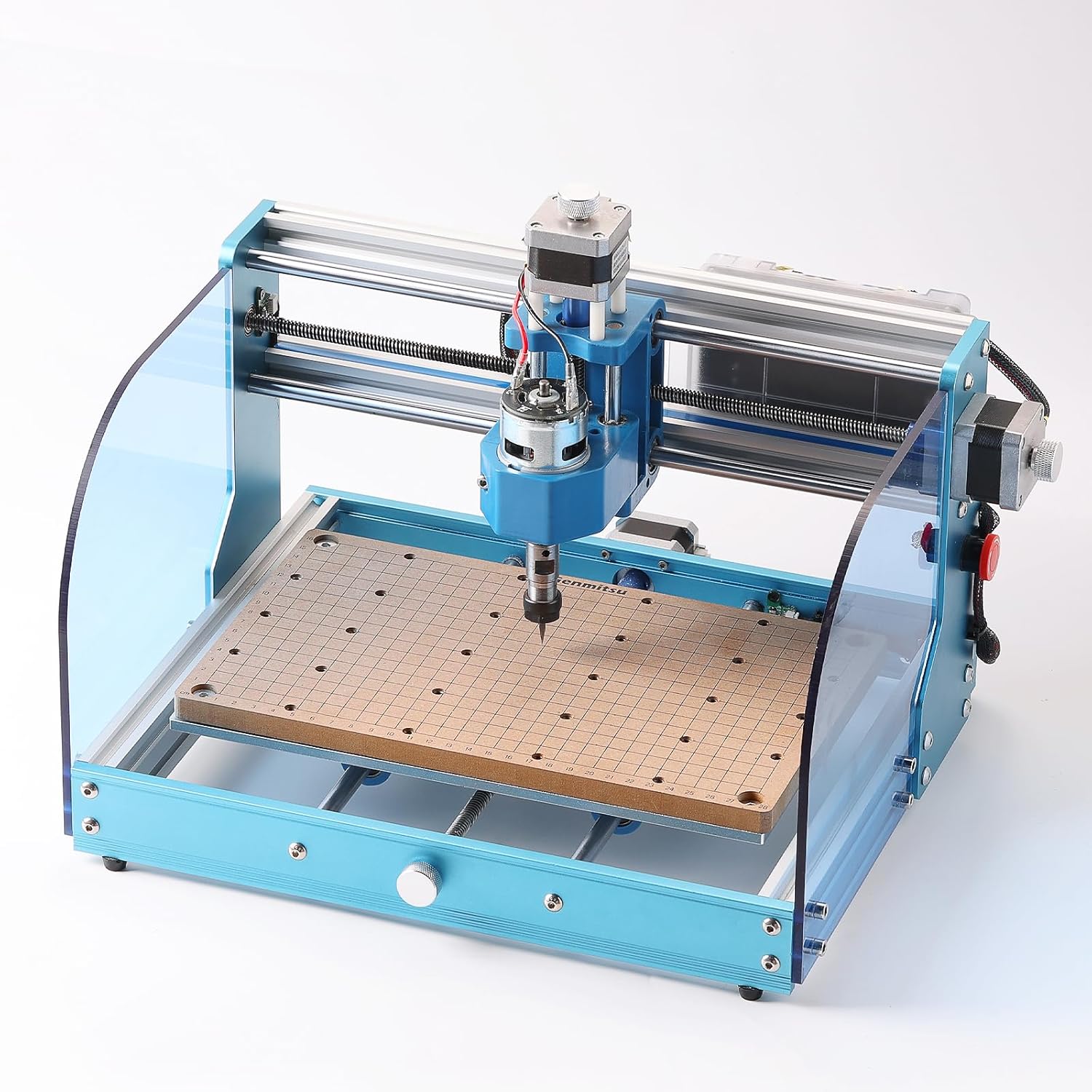 Genmitsu 3018-PROVer V2 Upgraded Desktop CNC Router Machine with GRBL Offline Control + CNC MDF Grid Spoilboard
