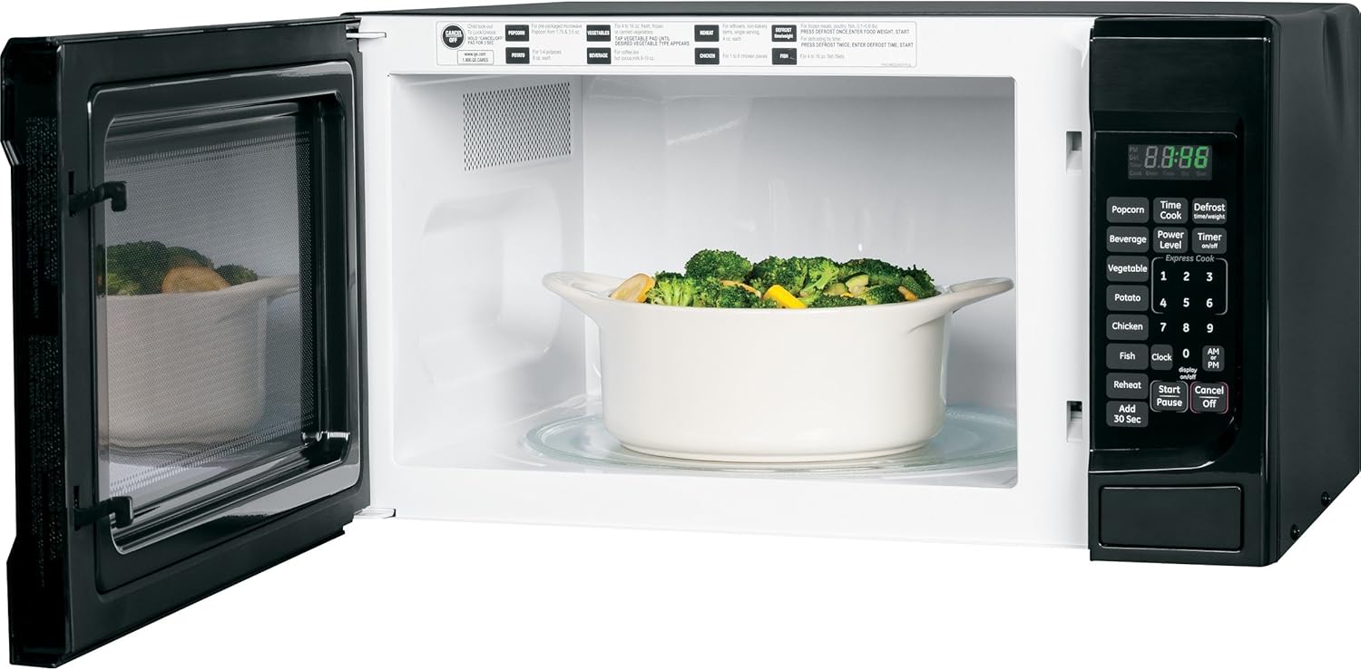 GE APPLIANCES JES1460DSBB Countertop Microwave, 1.4 cu. ft, black