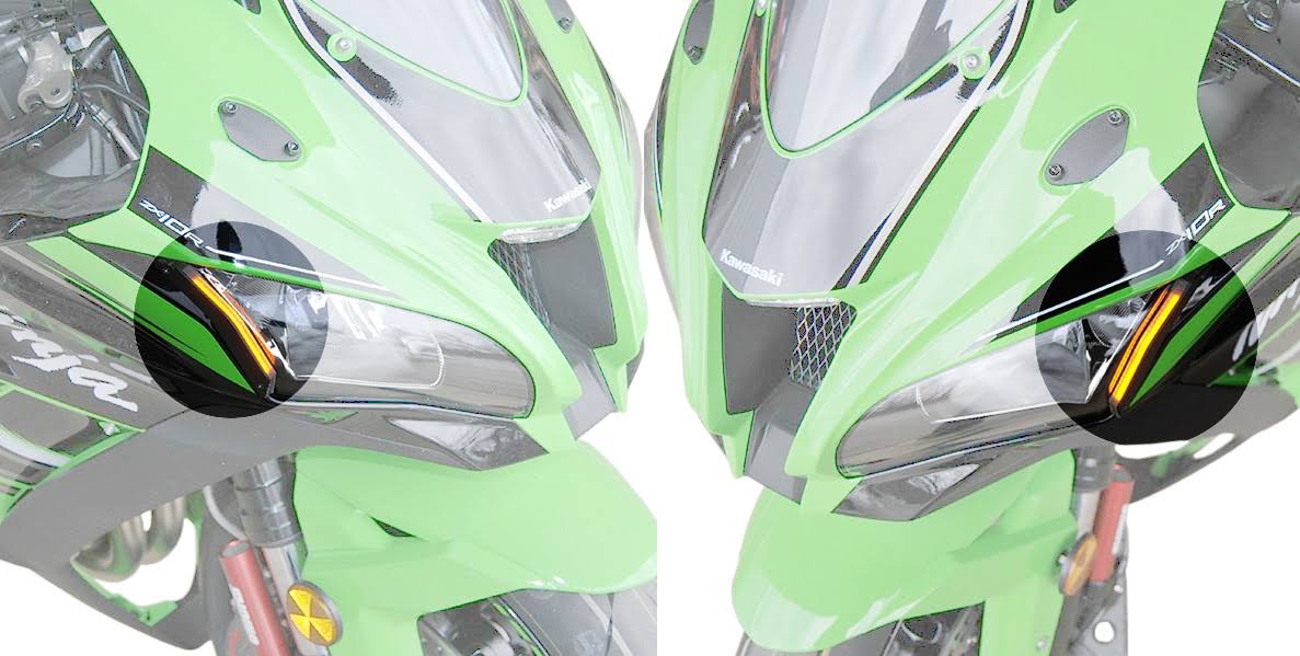Front LED Turn Signals - 16-17 Kawasaki ZX10R