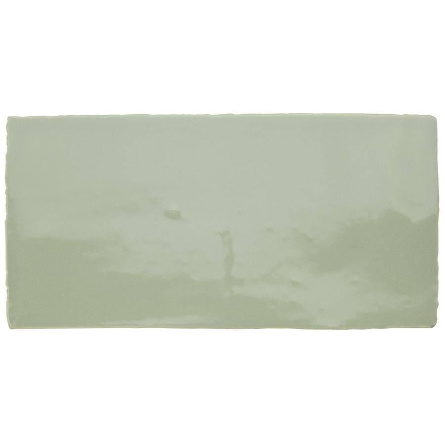 SomerTile Chester Sage 3x22 x 6x22 Ceramic Wall Subway Tile - Case 44 Tiles