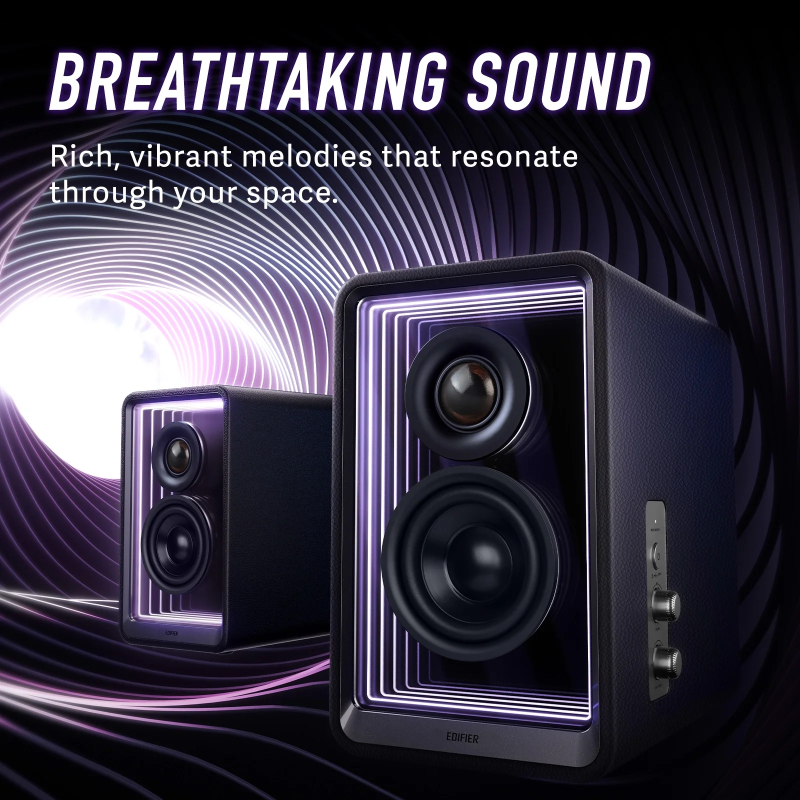 Edifier QR65 Active Monitor Speakers (Black)