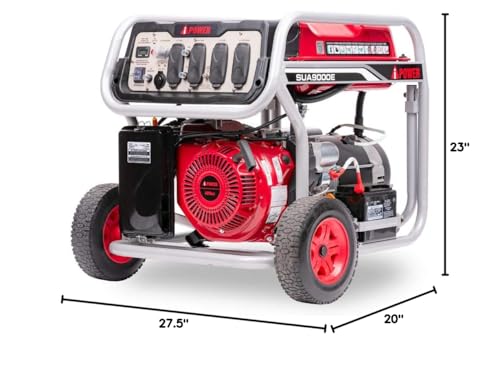 A-iPower SUA4500 For Jobsite, RV, and Home Backup Emergency, 4500 Watts