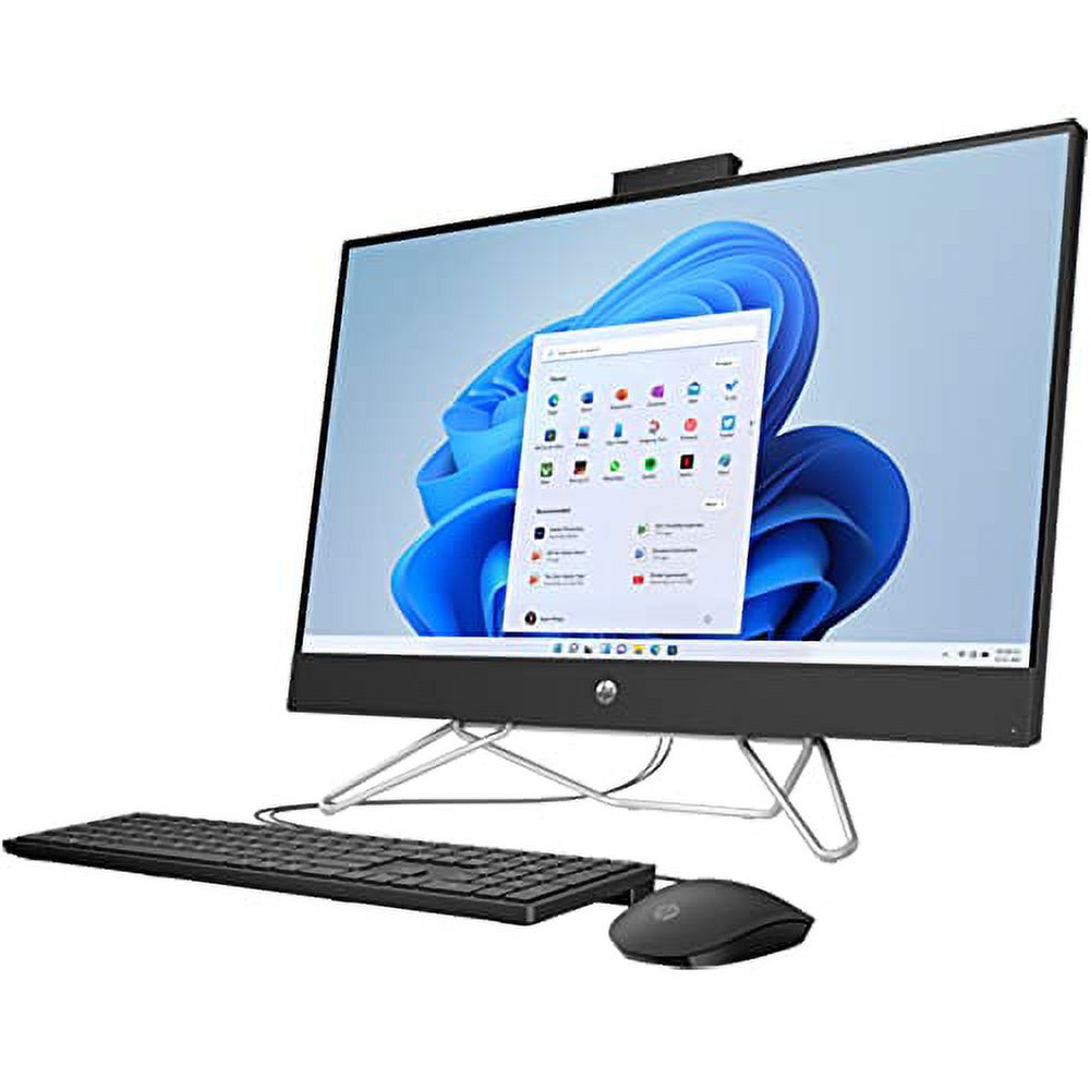 HP 27 Business All-in-One Computer, 27" FHD 300 nits, Hexa-Core AMD Ryzen 5 5500U (Beat i5-1135G7), 16GB DDR4 RAM, 256GB PCIe SSD + 1TB HDD, AC WiFi, Bluetooth 5.0, IR Privacy Webcam, Windows 11 Pro