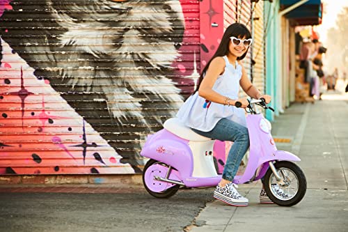 Razor Pocket Mod Miniature Euro 24V Electric Kids Ride On Retro Scooter