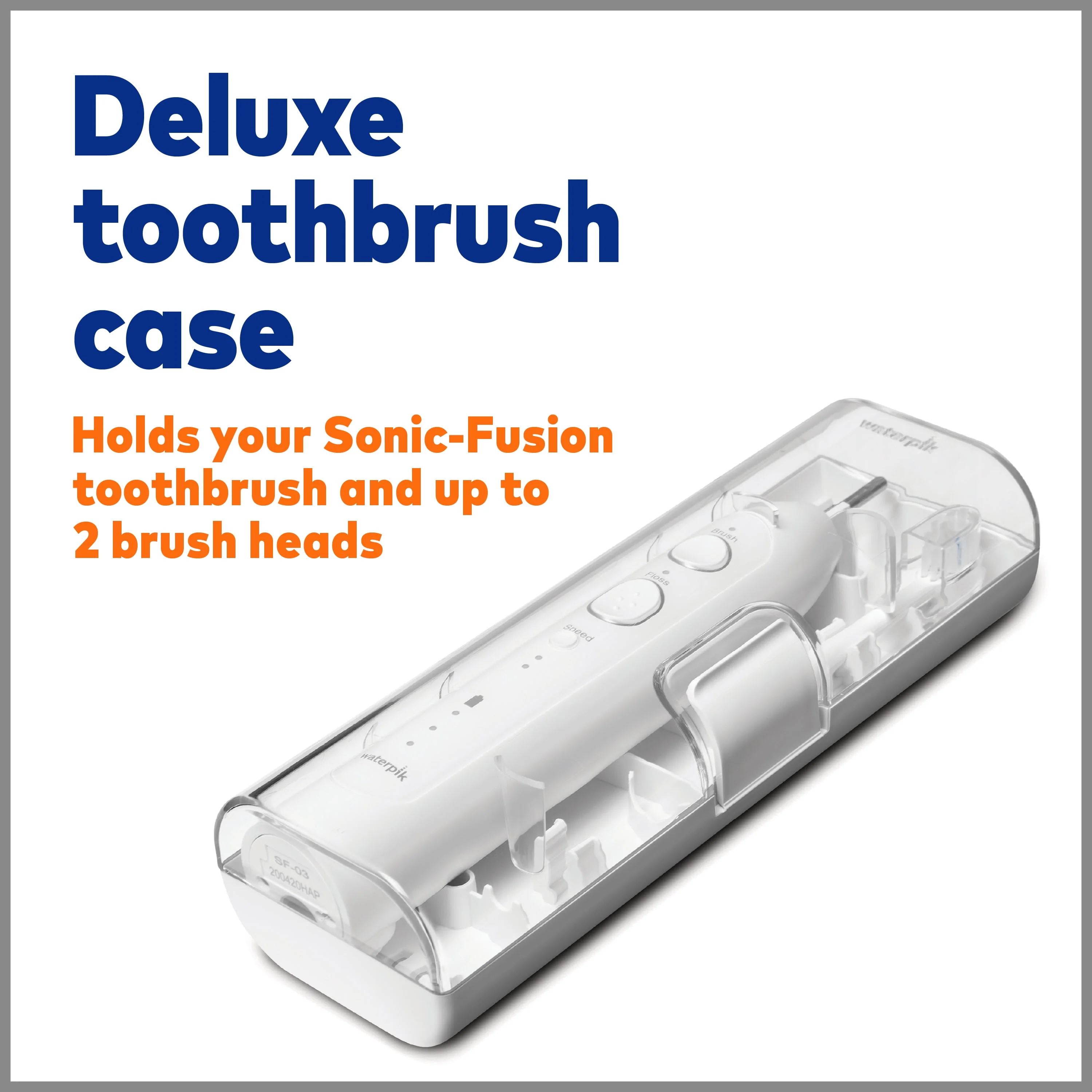 Waterpik Sonic-Fusion 2.0 Flossing Toothbrush, Electric Toothbrush & Water Flosser Combo, White
