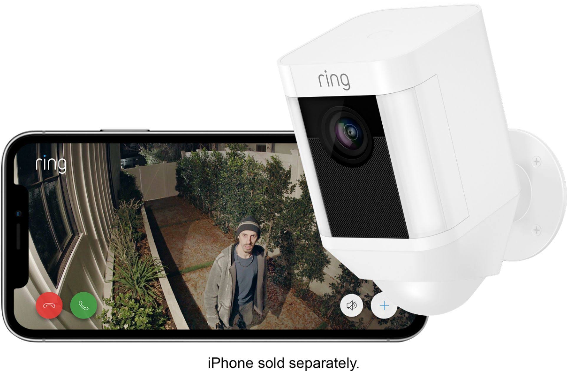 Ring Spotlight Cam Battery 2-Pack- White