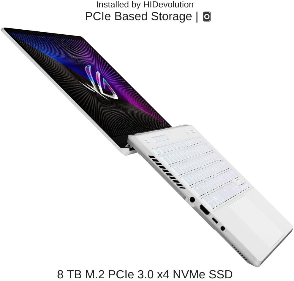 ASUS ROG Zephyrus 14'' WQXGA Gaming Laptop, 14"" QHD(2560x1600) Display, AMD Ryzen 9 6900HS, AMD Radeon RX 6700S, 32GB DDR4, 2TB SSD, Single-Zone RGB Backlit Keyboard, Window 11 Home, White