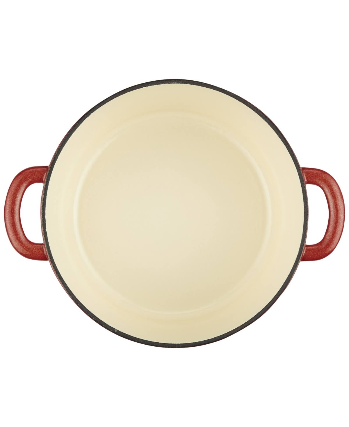 Ayesha Curry 6-Quart Cast Iron Enamel Dutch Oven French Vanilla