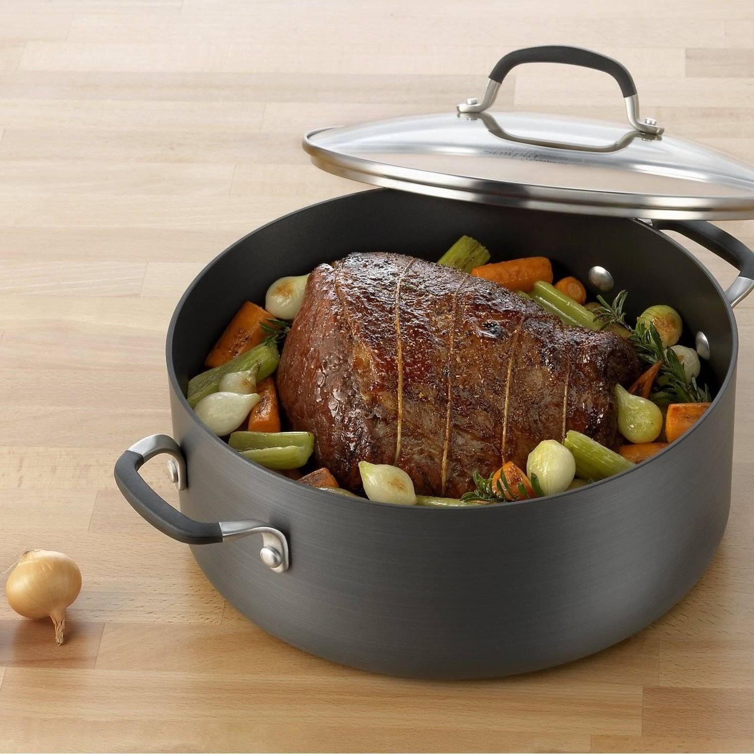 Simply Calphalon Nonstick 7-Qt. Dutch Oven & Cover