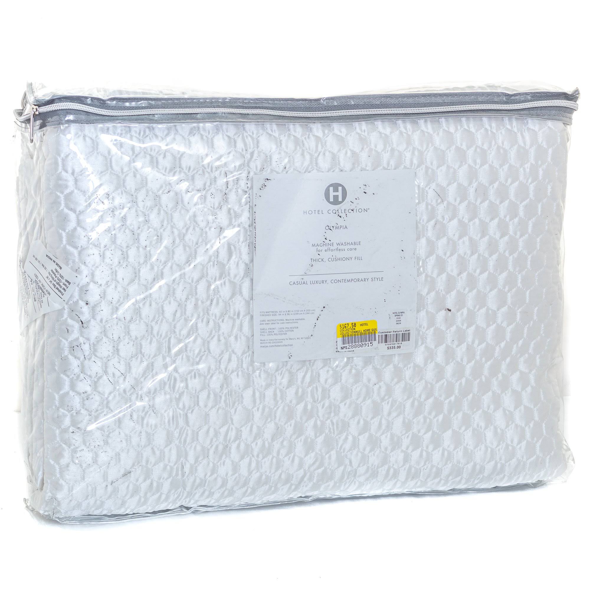 Hotel Collection Olympia Satin Coverlet Full/Queen