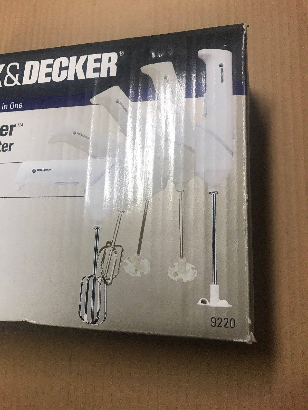 Black u0026 Decker Handy Mixer Cordless Beater Blender 9220