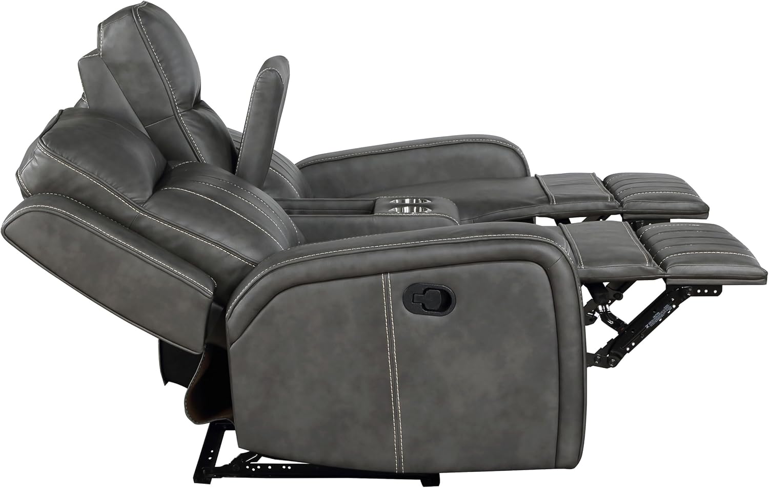 Coaster Home Furnishings Raelynn 3-Piece Upholstered Motion Reclining Sofa Set Grey