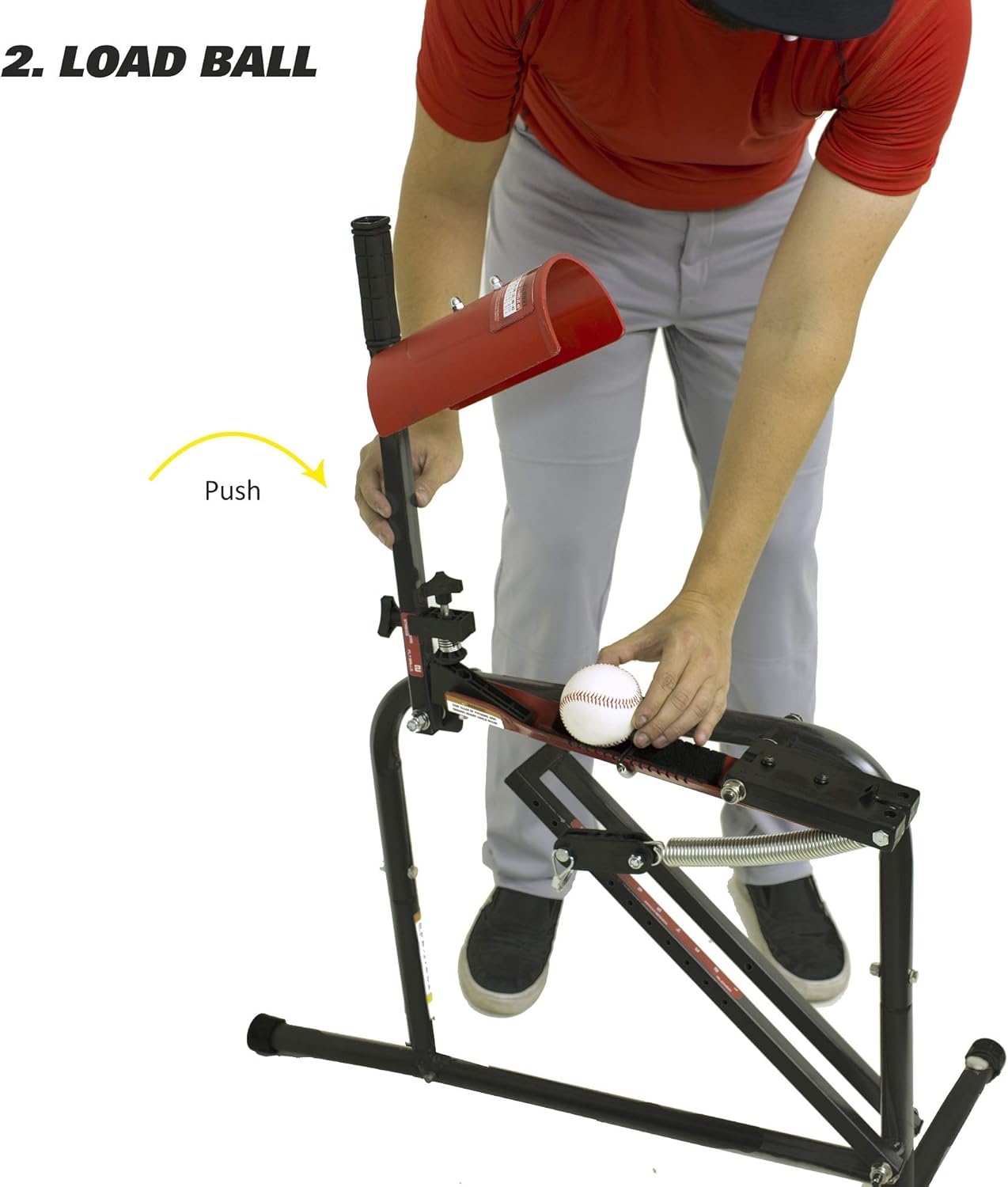 Heater SPORTS Perfect Pitch 50 MPH Baseball & Softball Pitching Machine for Kids, Teens, Adults, Pitch League, and Coach Pitch - PP149